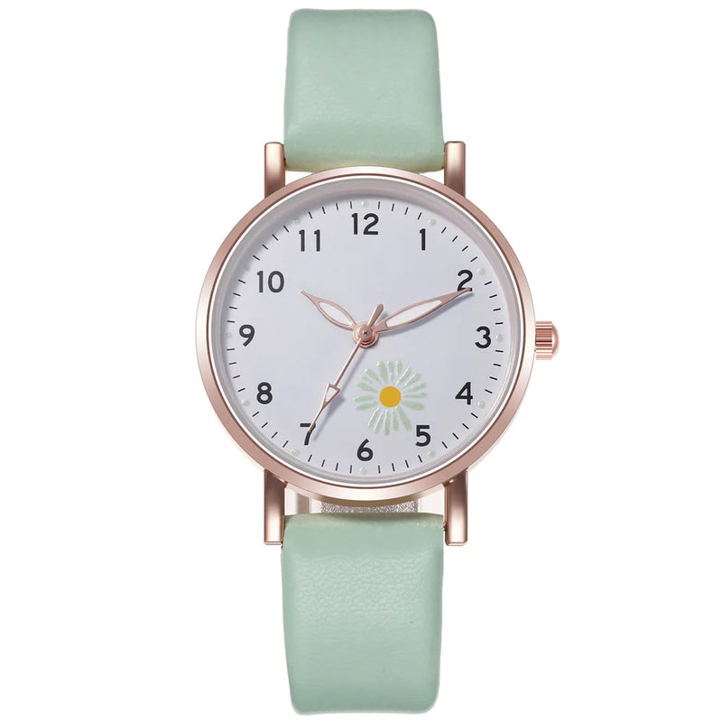 Trendy Ladies Wrist Watches Luminous Women Simple Watches Casual Leather Strap Quartz Watch Clock Montre Femme Relogio Feminino