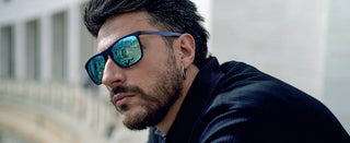 ZENOTTIC Square Polarized Sunglasses for Men Ultralight Carbon Fiber Sun Glasses Driving Fishing Golf Sports UV400 Protection