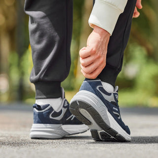 FitVille Newest Walking Shoes for Men Wide Width Sneakers with Arch Support for Flat Feet Heel Pain Relief Plantar Fasciitis Promise Mart