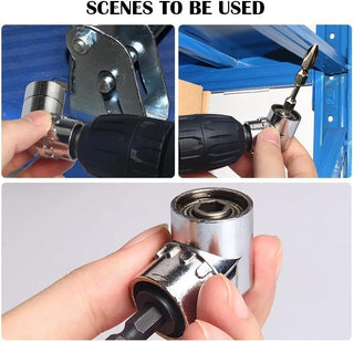 Impact Grade 105 Degree Angle Socket Adapter Power Hand Tool Part Driver Extension Set Screwdriver Holder Drill Nut Attachment Promise Mart