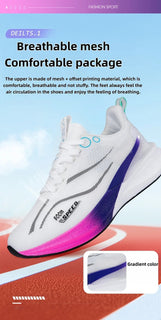 2025 Men's And Women's Professional Carbon Board Marathon Running Shoes Shock Absorption Ultra-light Stable Support Sports Shoes Promise Mart