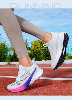 2025 Men's And Women's Professional Carbon Board Marathon Running Shoes Shock Absorption Ultra-light Stable Support Sports Shoes Promise Mart