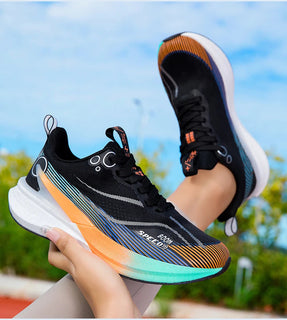 2025 Men's And Women's Professional Carbon Board Marathon Running Shoes Shock Absorption Ultra-light Stable Support Sports Shoes Promise Mart