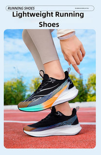 2025 Men's And Women's Professional Carbon Board Marathon Running Shoes Shock Absorption Ultra-light Stable Support Sports Shoes Promise Mart