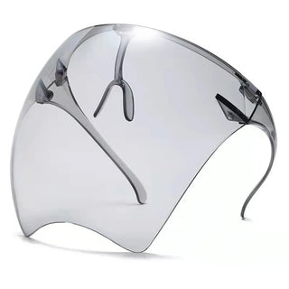 Anti-Fog Transparent Face Cover | Cycling Sunglasses Full Face Shield Protective Mask