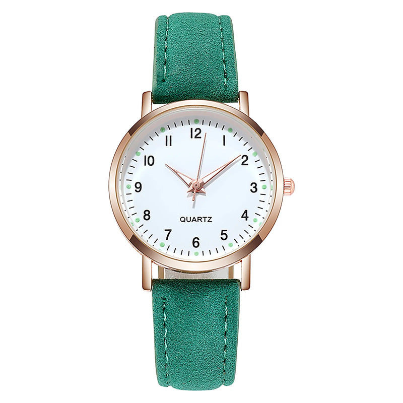 Women Watches Luminous Leather Bracelet Simple Watch Elegant Fashion Quartz Watch Ladies Wristwatches Montre Femme Reloj Mujer