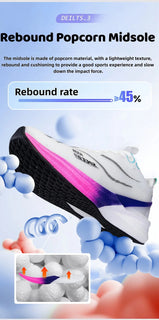 2025 Men's And Women's Professional Carbon Board Marathon Running Shoes Shock Absorption Ultra-light Stable Support Sports Shoes Promise Mart