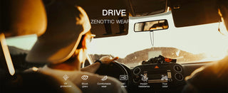 ZENOTTIC Square Polarized Sunglasses for Men Ultralight Carbon Fiber Sun Glasses Driving Fishing Golf Sports UV400 Protection