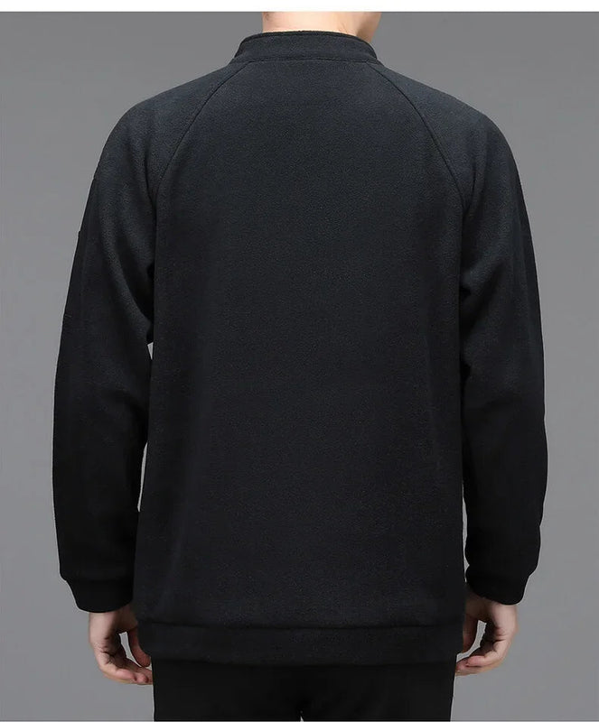 Men's Sweatshirs Spring Fall Long-sleeved T-shirt Top Loose Trend Round Neck Bottoming Shirt Lightweight Casual Sports Promise Mart