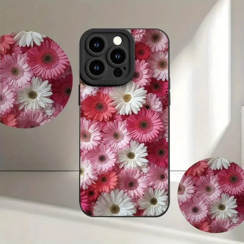 2025 New Customized Cartoon Pattern Matte Perforated TPU Phone Case for iPhone 17/16/15-High Shock Resistant Mobile Accessories