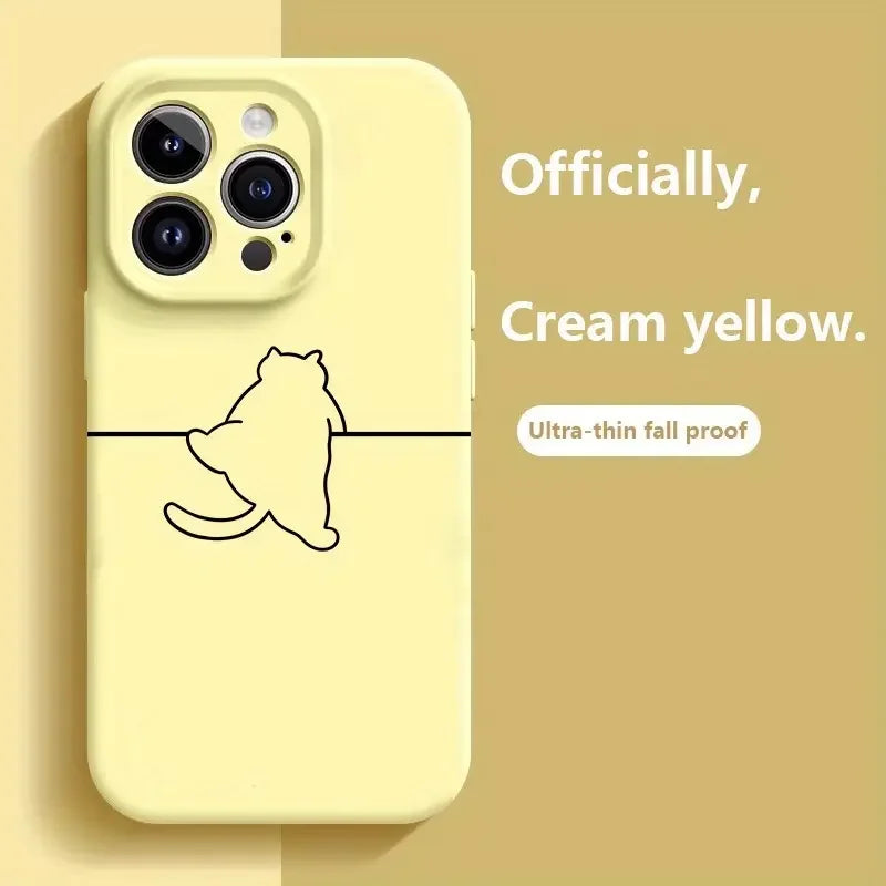 2025 New Customized Cartoon Pattern Matte Perforated TPU Phone Case for iPhone 17/16/15-High Shock Resistant Mobile Accessories