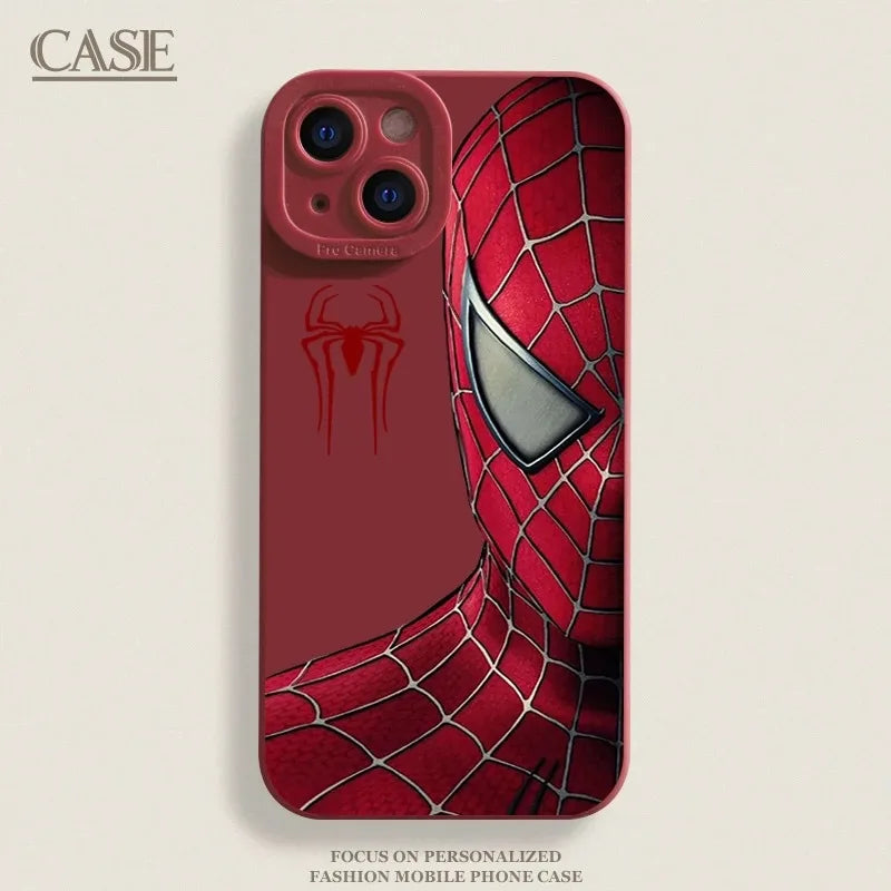 2025 New Customized Cartoon Pattern Matte Perforated TPU Phone Case for iPhone 17/16/15-High Shock Resistant Mobile Accessories