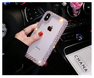 Fancy Covers for iPhone 13 Pro Max 14 Plus Phone Case Handmade Diamond Cell Phone Case 12Pro Cover Girl Mobile Accessories 15 16 Promise Mart