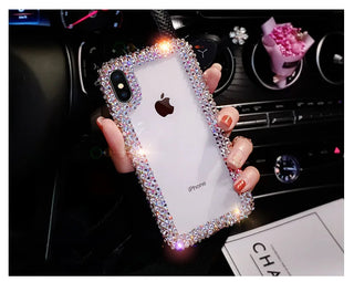 Fancy Covers for iPhone 13 Pro Max 14 Plus Phone Case Handmade Diamond Cell Phone Case 12Pro Cover Girl Mobile Accessories 15 16 Promise Mart