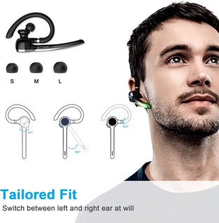 Mobile Accessories G7 Single Ear Hooks Earphone Business Wireless bluetooth Headset with  500mah Charging case Promise Mart