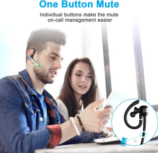 Mobile Accessories G7 Single Ear Hooks Earphone Business Wireless bluetooth Headset with  500mah Charging case Promise Mart