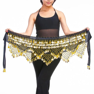 New Style Top Selling Belly Dance Waist Chain Hip Scarf Bellydance Coins Belt Dancing Waist Belt Dancer's Accessories Promise Mart