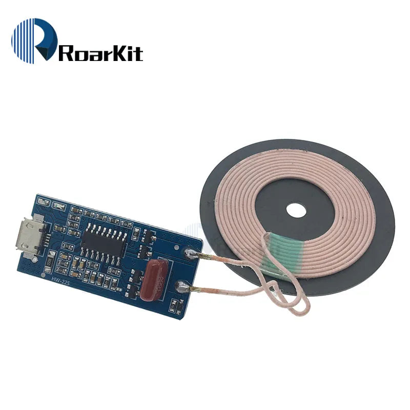 5V 1A wireless power supply charging 5W wireless charger transmitter universal quick charge DIY Kit Micro USB Charging Coil