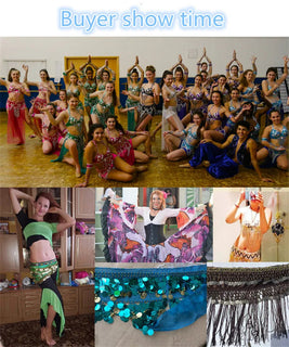 New Style Top Selling Belly Dance Waist Chain Hip Scarf Bellydance Coins Belt Dancing Waist Belt Dancer's Accessories Promise Mart