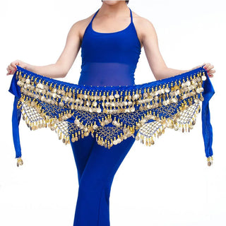 New Style Top Selling Belly Dance Waist Chain Hip Scarf Bellydance Coins Belt Dancing Waist Belt Dancer's Accessories Promise Mart