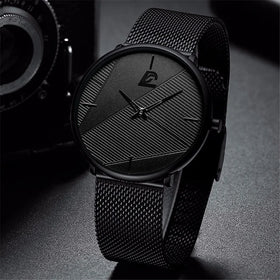 reloj hombre Watches Mens Minimalist Men's Fashion Ultra-thin Watch Simple Men Business Quartz Wristwatch relogio masculino
