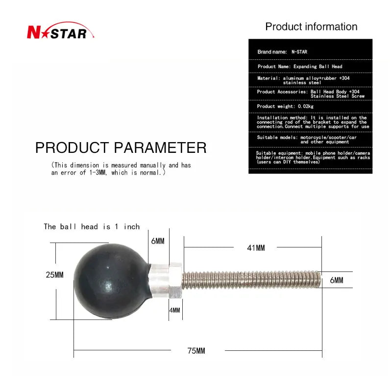 New 360 Mobile Phone Holder Bike Handlebar Extender Bracket for Clamp Vehicle Mobile Accessories Mount Ball for Ram