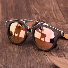 2020 High Quality Luxury Designer Sunglasses Men Driving sunglasses Polarized UV400 Bamboo Wood Sun Glasses Eyewear Dropshipping Promise Mart