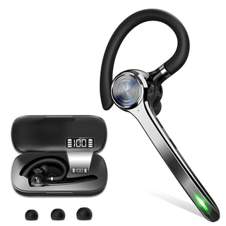 Mobile Accessories G7 Single Ear Hooks Earphone Business Wireless bluetooth Headset with  500mah Charging case Promise Mart