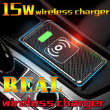 Wireless Car Charger Charging Pad 15w Non Slip Qi Fast Charger For Car Wireless Phone Charger For Android For IPhone 11/12/13/14 Promise Mart