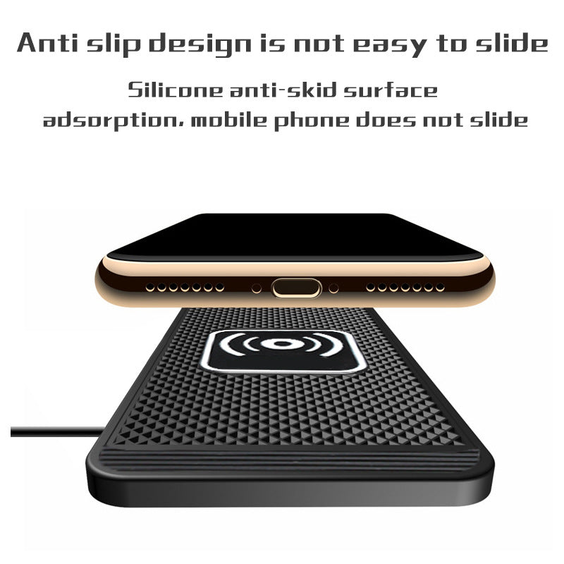 Wireless Car Charger Charging Pad 15w Non Slip Qi Fast Charger For Car Wireless Phone Charger For Android For IPhone 11/12/13/14 Promise Mart