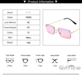 BOYSEEN Rimless Sunglasses | UV400 Gradient Stylish Eyewear for Men & Women Promise Mart