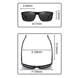 Men Square Myopia Nearsighted Glasses Men Women Driving Traveling Fashion Distance Sunglasses UV Protection Prescription Glasses Promise Mart