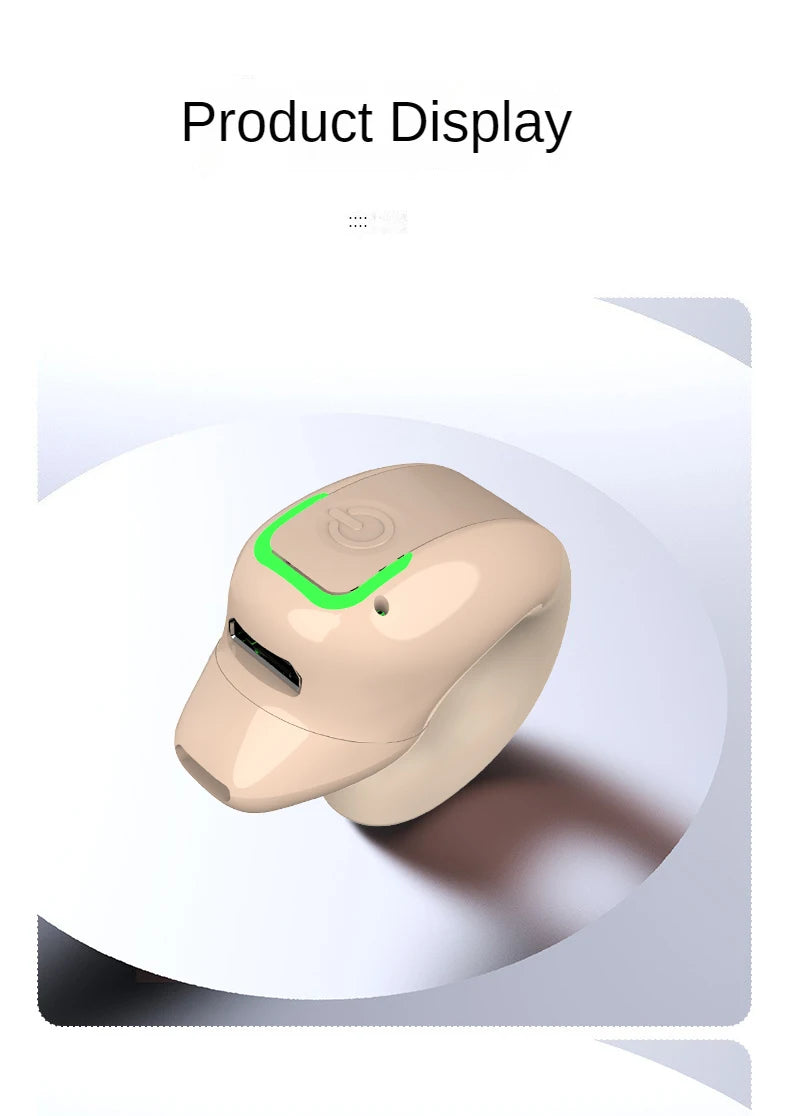 SK GD28 Bone Conduction TWS Headphones Bluetooth V5.3 Ear Clip Lightweight Business Sports Game Headset with Mic Noise Reduction