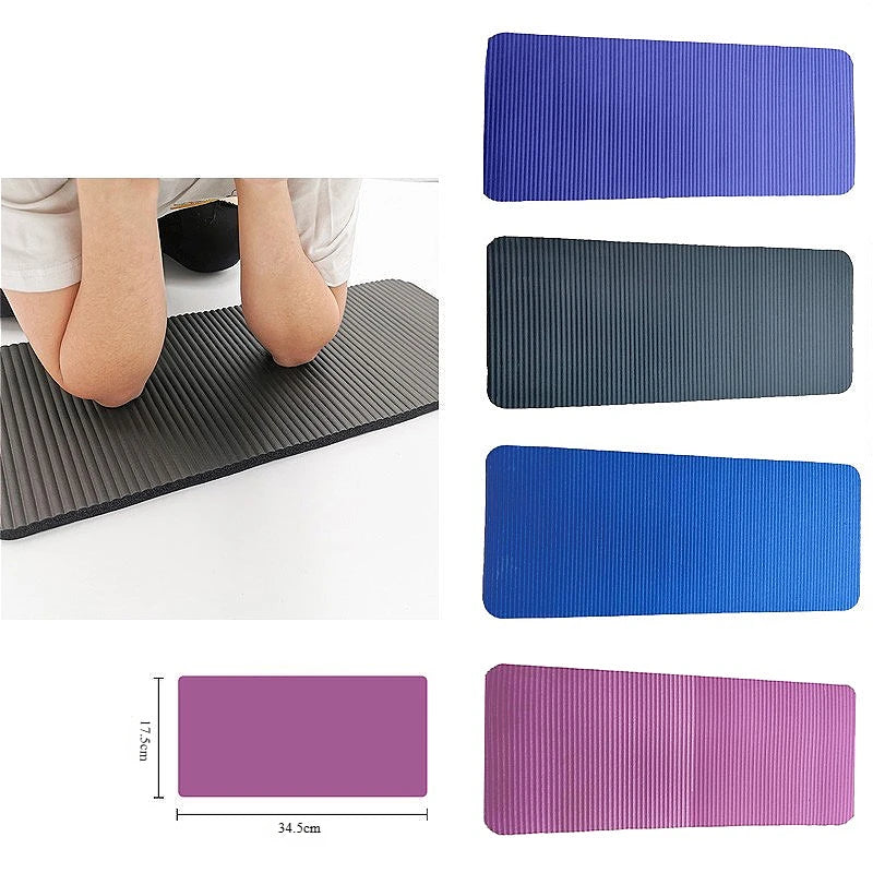 Yoga Mat Non Slip Exercise Fitness Mat Extra Thick Comfortable Rubber 160mm X330mm For Exercise Yoga and Pilates Gymnastics Mat