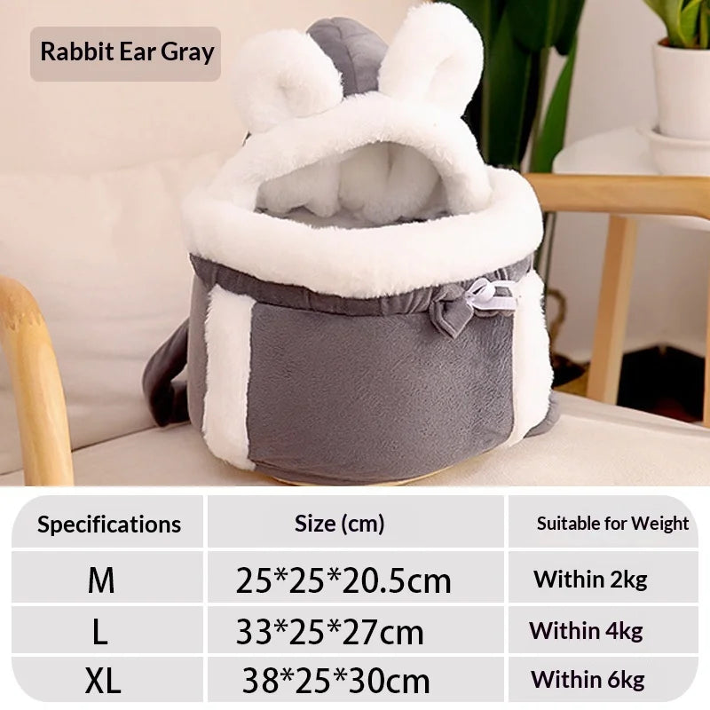 Pet backpack for outdoor activities large capacity for small and medium-sized dogs cats portable backpack for travel and hiking