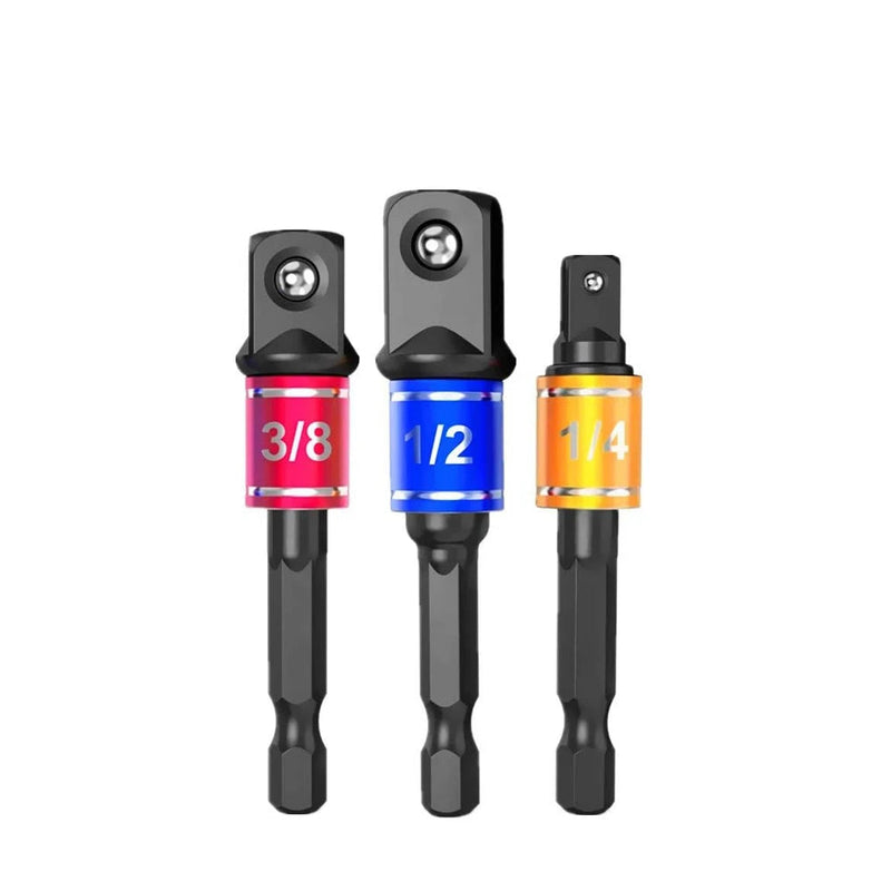 Impact Grade 105 Degree Angle Socket Adapter Power Hand Tool Part Driver Extension Set Screwdriver Holder Drill Nut Attachment Promise Mart