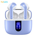 Wireless Earphones with Bluetooth 5.3, Quad-Mic Call Noise Reduction ENC, 50H Playtimes Wireless Earbuds Bluetooth Headphones