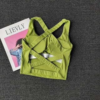 Women's Push-Up Sports Bra | High Support Fitness Workout Bra Top for Gym & Yoga