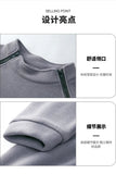 Men's Sweatshirs Spring Fall Long-sleeved T-shirt Top Loose Trend Round Neck Bottoming Shirt Lightweight Casual Sports Promise Mart