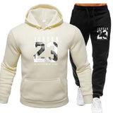 The sweatshirt hoodie is a men's set for Spring 2025 and a women's set for women's sportswear featuring a hoodie and sweatpants Promise Mart