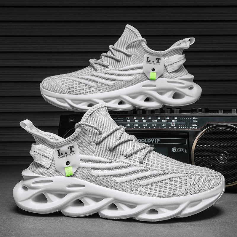 Tenis Masculino White Men Shoes New Breathable Stylish Cushioned Non Slip Luxurious Sneakers for Men's Walking Jogging Sneakers Promise Mart