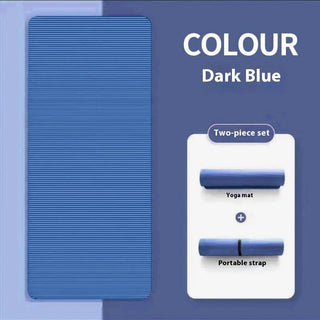 10MM Non-Slip Athletic Yoga Mat for Home Training, Pilates and Gymnastics Promise Mart