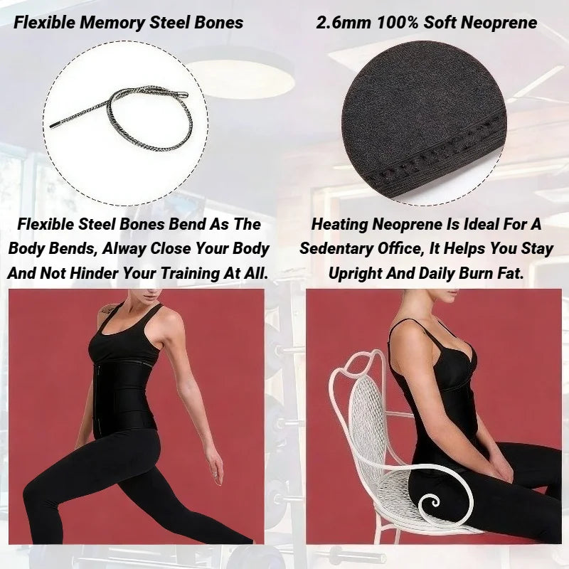 Waist Trainer Plus Size For Women Sports Girdle Corset Slimming Belly Body Shaper Sweat Trimmer Belt Slimmer Weight Loss