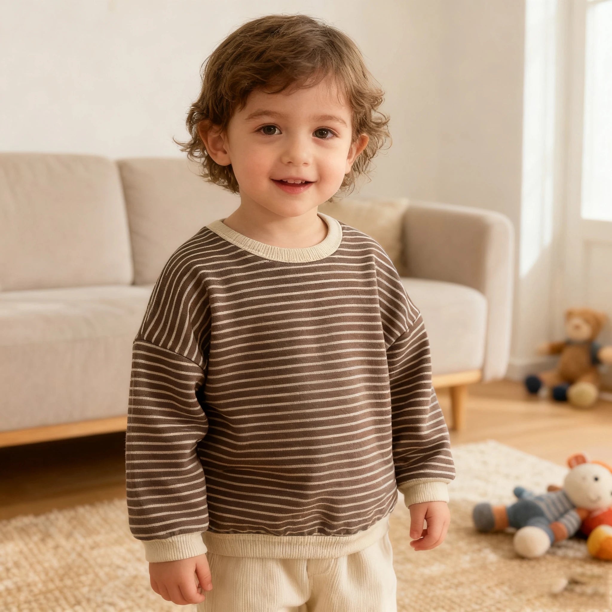 Kids Sweatshirt For Boys Girls Top Clothes for 2 4 5 6 year Toddler Spring Autumn Cotton Long Sleeve T-Shirt Children Clothes