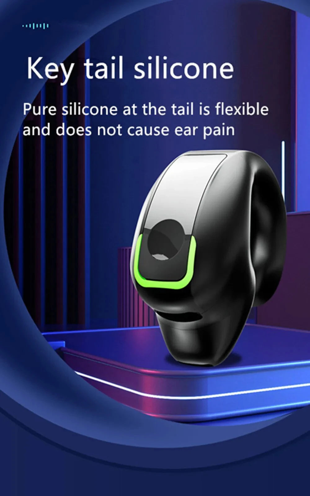 Bluetooth Earphone Clip On Monaural Inear Motion Stereo Bone Conduction Gd28 Business Wireless Earphone Mini Monaural Tws