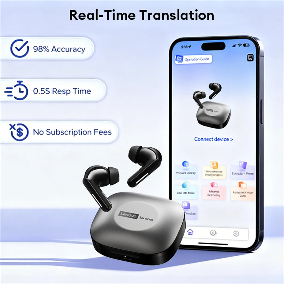 2026 Lenovo Original LE209 Wireless Earphones TWS Bluetooth 6.0 In Ear Earbuds Long Battery Life Earphones Mic Stereo ENC Noise