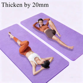 183×60cm 15-20MM Thick Yoga Mat Anti-skid Sports Fitness Mat Comfort Foam Yoga Matt for Exercise Yoga and Pilates Gymnastics Mat Promise Mart