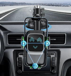 Suction Cup Phone Holder Windshield/Dashboard/Window, Universal Suction Cup Car Phone Holder Mount with Sticky Gel Pad, Compatib Promise Mart