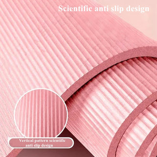 183×60cm Thick Yoga Mat Anti-skid Sports Fitness Mat 20MM Comfort Foam Yoga Matt for Exercise Yoga and Pilates Gymnastics Mat Promise Mart