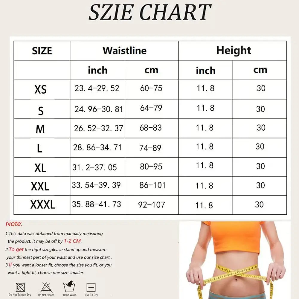 Women's Waist Trainer Belt, Abdominal Control Exercise, Slimming Shapewear with Zipper Hook, Casual Festival Wear, Body Shaper